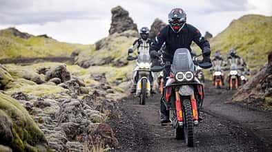 Motorradreise Island