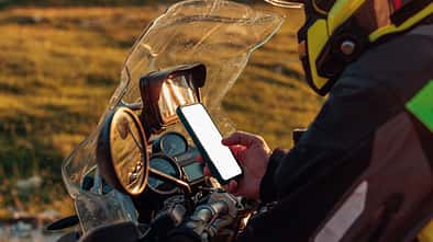 Blitzer-Warn-Apps Motorrad