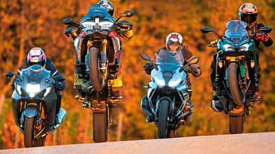 Suzuki Hayabusa, BMW R 1300 RS, Ducati Multistrada V4 Pikes Peak, Kawasaki Ninja 1100 SX SE Test