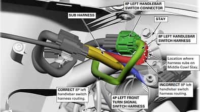 Rückruf Honda CBR 650 R Kabelbaum (01/2026)