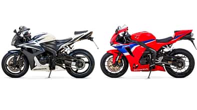 Honda CBR 600 RR alt gegen neu Honda CBR 600 RR alt gegen neu