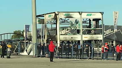 MotoE, Jerez, Fabrik, Brand MotoE - Fabrik in Jerez abgebrannt