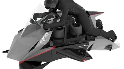 Fliegendes Motorrad Jetpack Aviation Recreational Speeder Jetpack Aviation Recreational Speeder Fliegendes Motorrad.