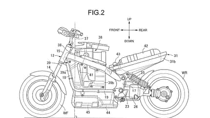 Honda Brennstoffzellenmotorrad Patent