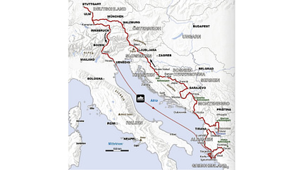Motorradtour, Motorradreisen, Griechenland, Bosnien-Herzegowina, Albanien, Slowenien, Kroatien Reisebericht Balkan