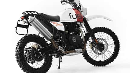 royal, enfield, dakar, himalayan, fuel, rally, custom-bike Fuel Custom Builts Royal Rally 400