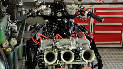 Klassiker, Motorradszene, Umbau Laverda-Bimota