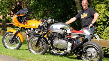 Klassiker, Motorradszene, Umbau Laverda-Bimota