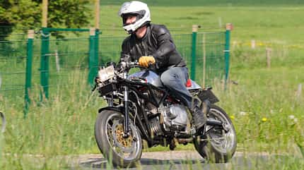 Klassiker, Motorradszene, Umbau Laverda-Bimota