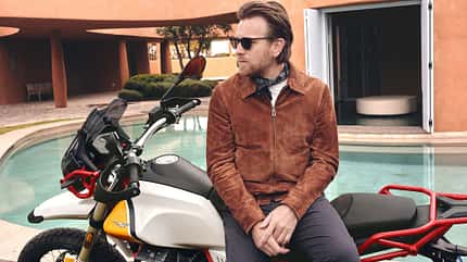 Ewan McGregor Moto Guzzi V85 TT Ewan McGregor Moto Guzzi V85 TT