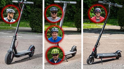 E-Scooter Elektro Tretroller Xiaomi Ninebot Moovi Vergleich