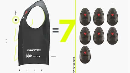 06/2019, Dainese D-Air Airbagweste Dainese D-Air Airbagweste
