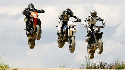 Gebrauchtkauf, Supermoto BMW G 650 Xmoto, KTM LC4 Supermoto, KTM 690 SMC R, Yamaha WR 250 X, Suzuki DR-Z 400 SM, Husqvarna 610 ie