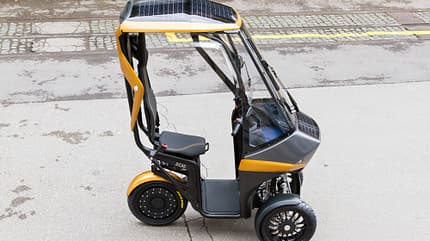 elektro, dreirad, stadt, roller Bicar-Elektro-Dreirad