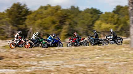 Vergleichstest, Einsteiger, Anfänger Vergleichstest: Kawasaki Z 400, KTM 390 Duke, Yamaha YZF-R3, Royal Enfield Continental GT 650, Triumph Street Triple S A2-Version, Honda CMX 500 Rebel