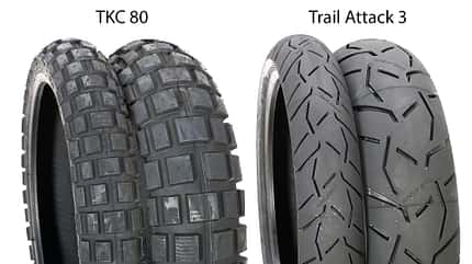 Reifentest 2019 Teil 3 Enduroreifen Reifentest 2019 TKC 80 und Trail Attack 3