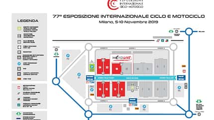 EICMA 2019 Hallenplan EICMA 2019 Hallenplan