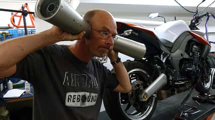 Motorräder Lautstärkeregelung ab 2024, Euro 5 für Motorräder 2020, Abgas, Auspuff, Geräusch, Messung, Lautstärke, Lärm Motorräder Lautstärkeregelung ab 2024