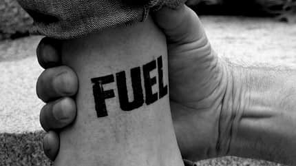 FUEL, Tattoo, Tätowierung FUEL-Tattoo