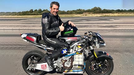 09/2019, MADMAX Zef Eisenberg Elektromotorrad Rekordfahrt MADMAX Zef Eisenberg Elektromotorrad Rekordfahrt