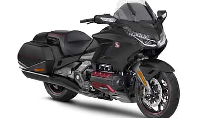 honda, tourer, neuheiten, 2020 Honda Gold Wing mit DCT in der Lackierung "Matte Ballistic Black Metallic" (2020).