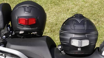10/2019, Bremsleuchte für den Helm Bremsleuchte für den Helm