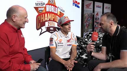 marquez, motogp, repsol, honda, eicma, interview Michael Pfeiffer und Uwe Seitz interviewen Marc Marquez.