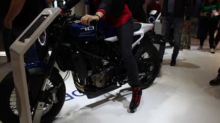 Sitzproben auf der EICMA 2019 Husqvarna Vitpilen 701 