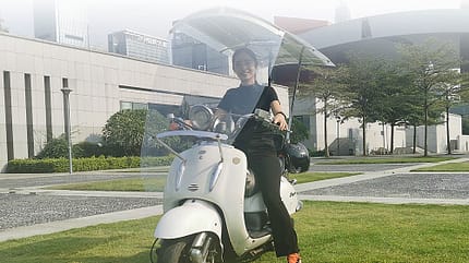 Motosola Solardach Elektroroller