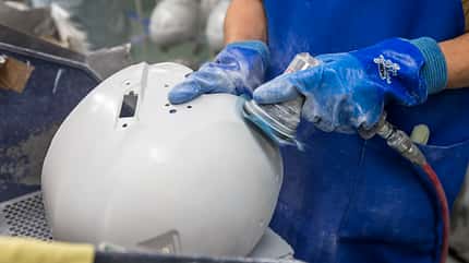 shoei, helm Shoei Helmproduktion