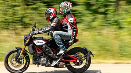 indian, ftr, test, retro-bike Indian FTR 1200 S.