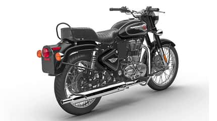 royal, enfield, modelljahr, 2020 Royal Enfield Classic 500. (Black).