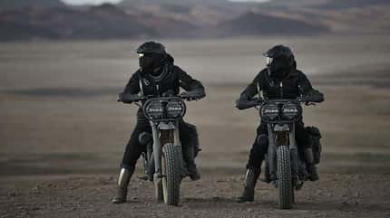 harley, umbau, enduro Harley-Davidson 1200 Roadster Desert Wolve.