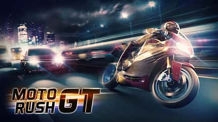 game, spiel, motorrad, konsole Moto Rush GT.