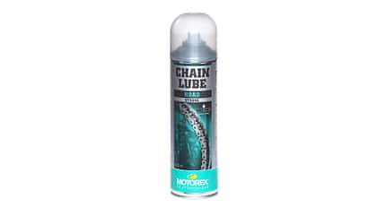 kettenspray, test, 2020 Kettenspray-Vergleichstest 2020: Motorex Chain Lube Road Strong.