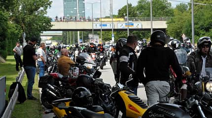 Demo gegen Fahrverbote in München (Juli 2020).