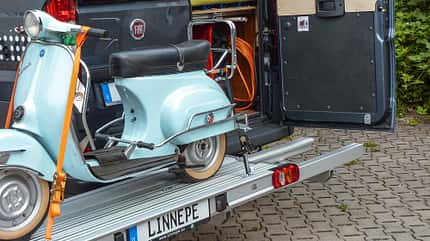 Heckträger, Campingbus, Motorrad, Transport Campingbus Heckträger