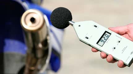 Motorradlärm Lärmmessung Lautstärke Motorradlärm Lärmmessung Lautstärke