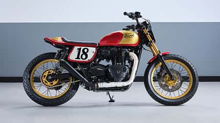 09/2020, Triumph Bonneville Custom-Wettbewerb UK norfolk triumph flat bonnie