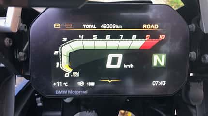 BMW R 1250 GS Dauertest Tacho BMW R 1250 GS Dauertest Tacho