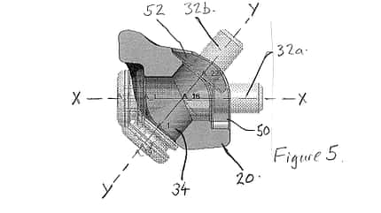 Patent Triumph einstellbare Fussraste
