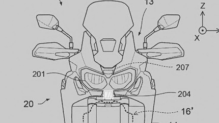 Honda Patent Radar Africa Twin Honda Patent Radar Africa Twin