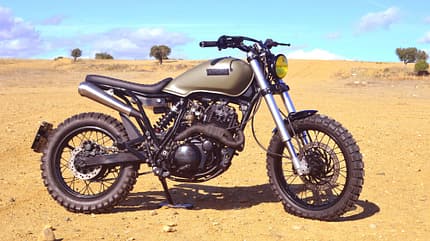 Yamaha XT 600 Army Scrambler Umbau Lord Drake Kustoms