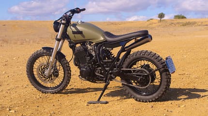 Yamaha XT 600 Army Scrambler Umbau Lord Drake Kustoms