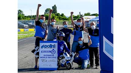 Polini Minibike Weltrekord