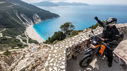 Motorradreise Griechenland Ionische Inseln Lefkada Kefalonia Ithaka Motorradreise Griechenland Ionische Inseln