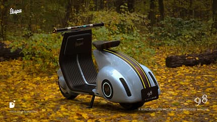 Vespa 98 by Mightyseed Designs