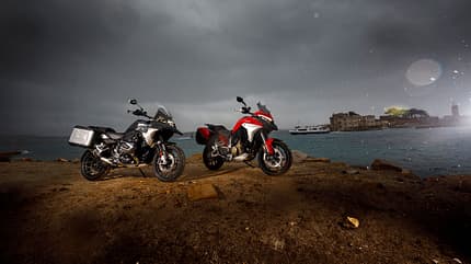 Ducati Multistrada V4 und BMW R 1250 GS Test Ducati Multistrada V4 und BMW R 1250 GS Test