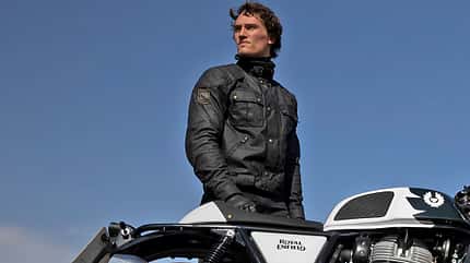 08/2021, Royal Enfield Belstaff Bekleidungs-Kollektion Royal Enfield Belstaff Bekleidungs-Kollektion