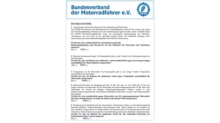 Fragen an die Parteien Fragen an die Parteien